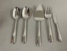 Lot of 5 LENOX 18/10 Stainless Steel Flatware Serving Set Korea