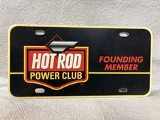 Hot Rod Power Club Founding Member Booster License Plate