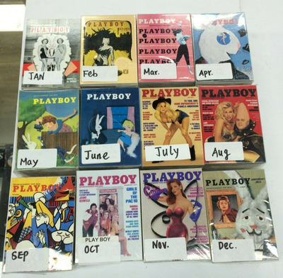 PLAYBOY 40 YEARS ANNIVERSARY TRADING CARD COMPLETE CARD COLLECTION