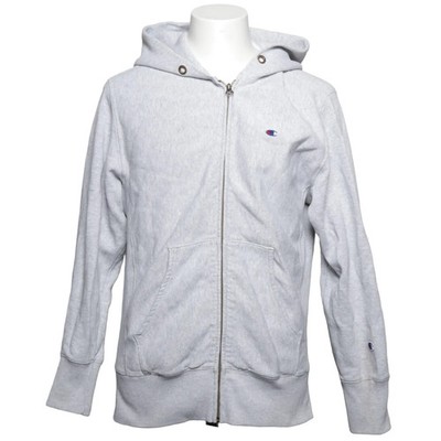 Champion, Kapuzenpullover, Größe: L, REVERSE WEAVE WARM UP, Grau #eB1
