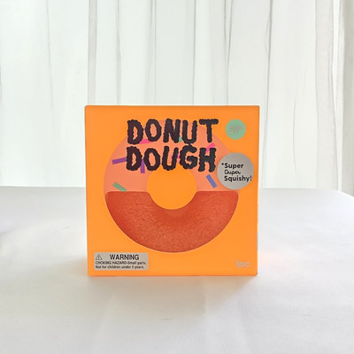 J adore Orange Donut Dough Sugar Squishy     Stress Relief Fidget Toy NEW