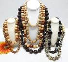 VINTAGE TO NOW BOHO THEMED FASHION /COSTUME JEWELRY NECKLACE LOT