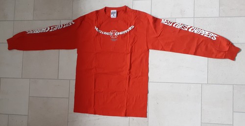 West Coast Choppers Jesse Who? Camiseta biker roja manga larga. M 38-40 - Imagen 5 de 11