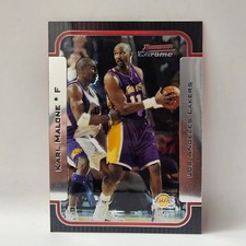 Karl Malone L.A. Lakers 2003-04 Bowman Chrome #32 NBA Basketball Card