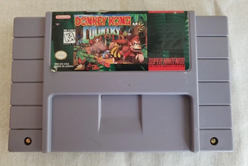 Donkey Kong Country Super Nintendo SNES 1992 Game