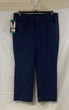 Banana Republic NWT Navy Blue Slim Straight Cropped Pants Womens Size 12