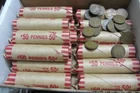 LINCOLN WHEAT CENTS - PENNIES - 1909-1958 - ROLL OF 50 RANDOM - MIXED DATES