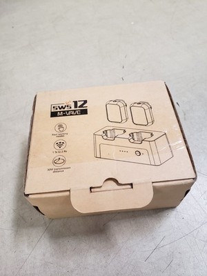 M-VAVE WP-12 2.4GHz  2 Wireless Microphones Low Latency, 1 TX + 2 RX Black