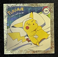 1999 Pokemon Artbox Stickers Series 1 - Lot of 10 Base a Gold Pikachu G08