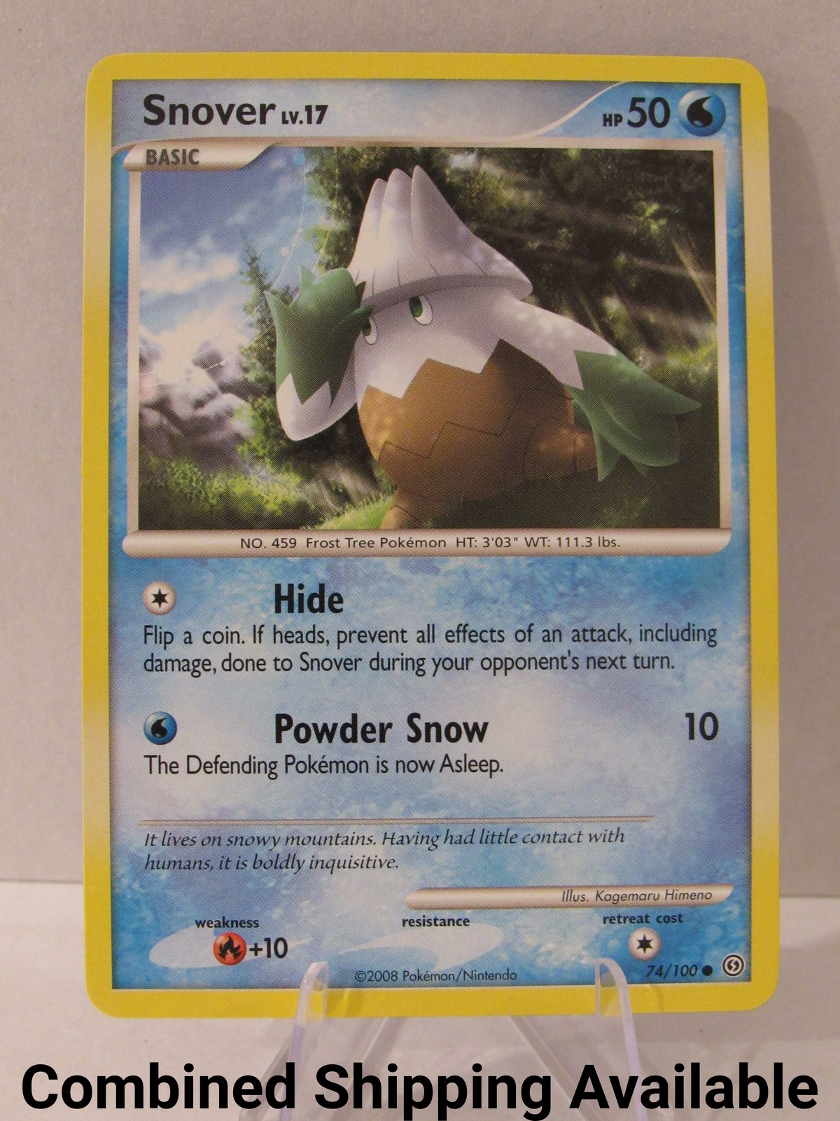 Snover 74/100 Stormfront NM English 11351