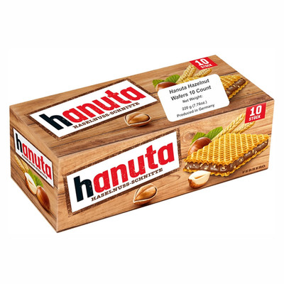 Wafers Filled with Hazelnut Cream (10 Pcs Box)