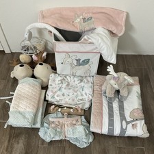 LOT Levtex Baby: Woodland Animals 5-Piece Crib Bedding Set