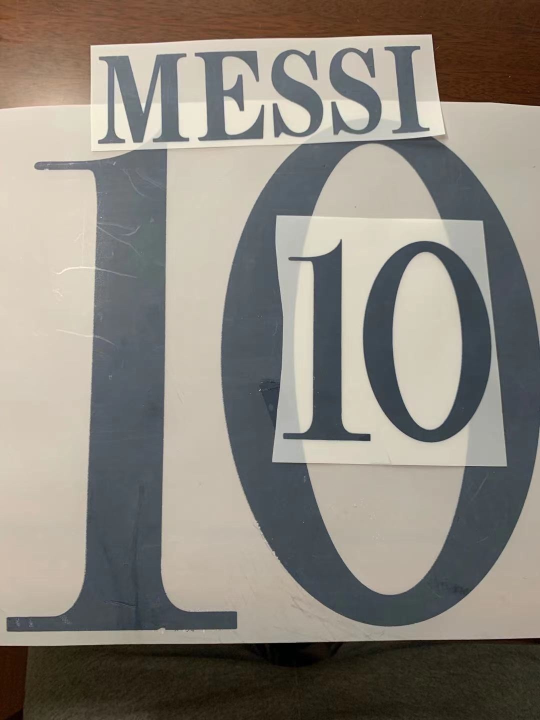 Argentina Lionel Messi Player Size Soccer Shirt Nameset Name Number ID