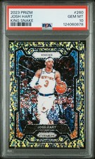 2023 PANINI PRIZM KING SNAKE #260 JOSH HART PSA 10