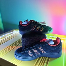 Womens Adidas Campus 00s Black Leopard Stripe...