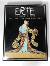 Erte at Ninety-Five: The Complete New Graphics ~ First Edition 1987 ~ Hardcover