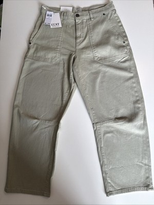 Edit Jason Wu NWT Cropped High Rise Barrel khaki jeans Sz 4 NWT Outdoor, Fall