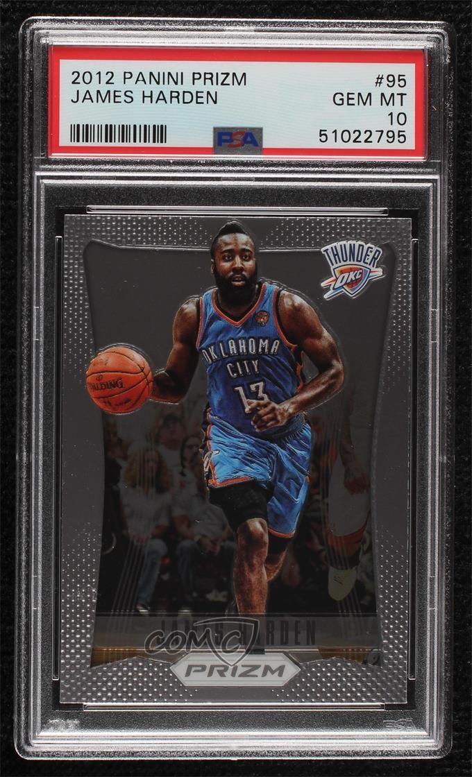 2012-13 Panini Prizm James Harden #95 PSA 10 GEM MT