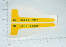 John Deere 1:16 730 Tractor Replacement Sticker Pair JD-820B