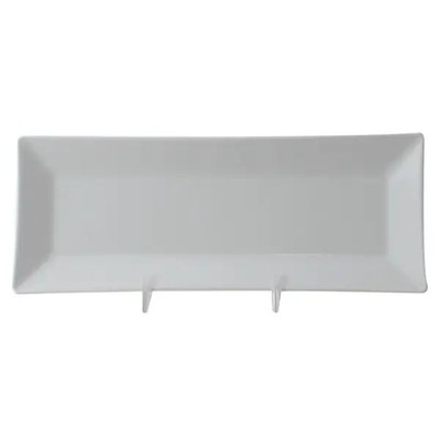 Thunder Group 29110WT Melamine Plates White 10 1/4'' x 4'' x 1'' Case of 1 Dozen