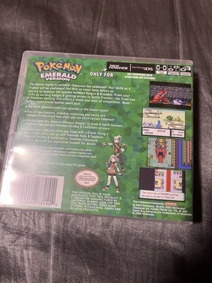 Pokemon Emerald Version GBA USA New Sealed Authentic Game Boy