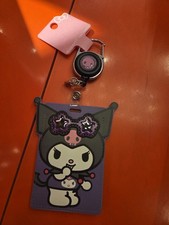 Kuromi Badge Reel Hello Kitty And Freinds Brand New 20