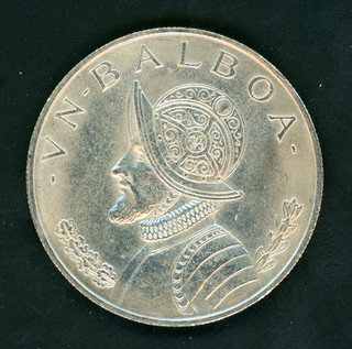 PANAMA 1966 1 BALBOA SILVER PROOF COIN (0.7734oz) KM# 27 AS SHOWN