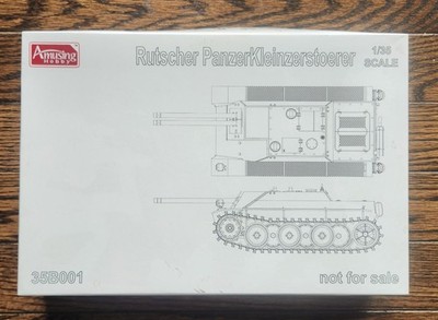 Amusing Hobby Rutscher PanzerKleinzerstoerer 1:35 Kit- Open Box/Sealed Parts