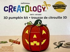 HALLOWEEN Kids Craft Kit Creatology 3D LIGHT-UP Pumpkin Jack-o-Lantern