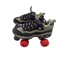 Skecher  s Sports 4 Wheelers Navy Pink Girls Size 6 Roller Skates 2000s
