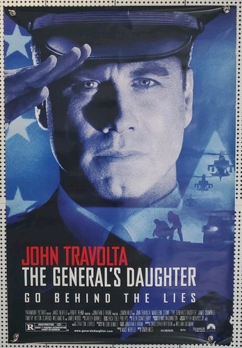 Rolled 1999 The Generals Daughter Video Promo 1 Sheet Movie Poster *TORN*