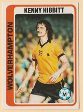 Topps Football Pale Blue Back 1979 #195 Kenny Hibbitt Wolverhampton Wanderers