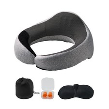 Travel Pillow, Double-Layered 3D Support Neck Pillow for Traveling, 360 Flex...