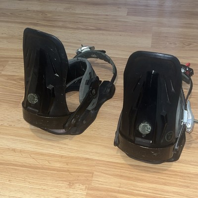 Drake F50 Snowboard Bindings Large Made In Italy Gray White | eBay