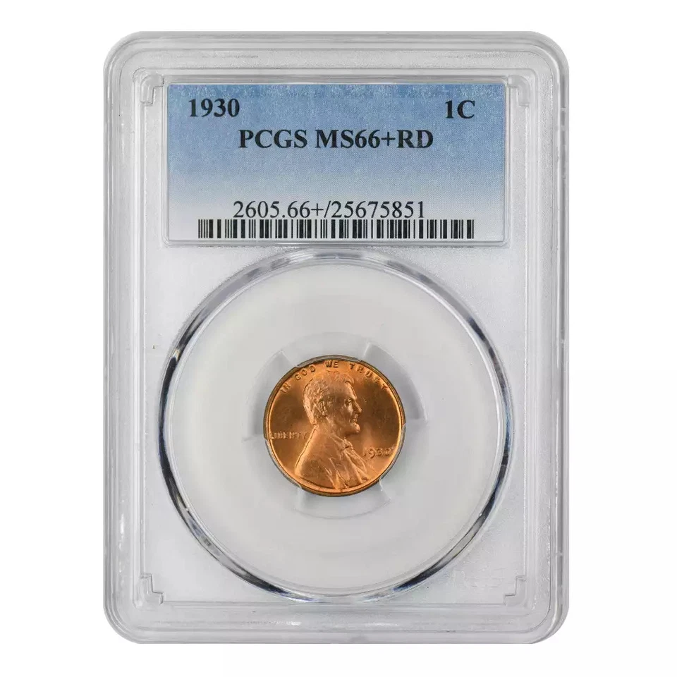 1930 Lincoln Wheat Cent PCGS MS-66+ RD - Image 3 of 4
