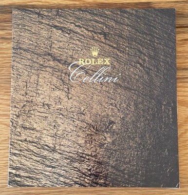 Rolex Cellini Katalog Buch 1992 Vintage