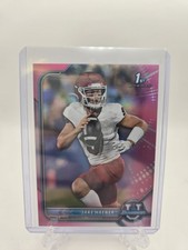 2021-22 Bowman University - Jake Haener #78 Chrome Prospects Pink Refractor (RC)