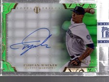 2015 Topps Tribute Framed Autographs Green #TATW Taijuan Walker Auto /99 - BB