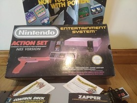 Nintendo NES Action Set Console Boxed Complete with Spares  Or Repairs Nes