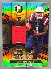 2024 Panini Gold Standard Ja'Lynn Polk Newly Minted #NMM-JPK MEM RC Patriots