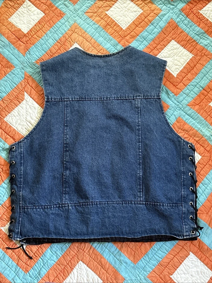 Chaleco Jeans Pro-Rider Cuero EE. UU. ~ Talla 50 Foto 4 de 4