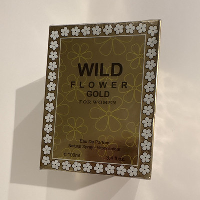 WILD FLOWER Gold Eau de Parfum Spray for Women Regular Size 3.4 fl oz