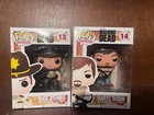 The Walking Dead Funko! Pop Bundle Lot of 2 #13 & #14 Rick Grimes Daryl Dixon
