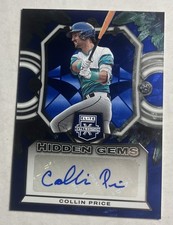 2023 Panini Elite Extra Edition Autograph Hidden Gems Collin Price HOUSTON