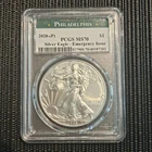 2020-P American Silver Eagle $1 Emergency Issue PCGS MS70 Struck in Philadelphia