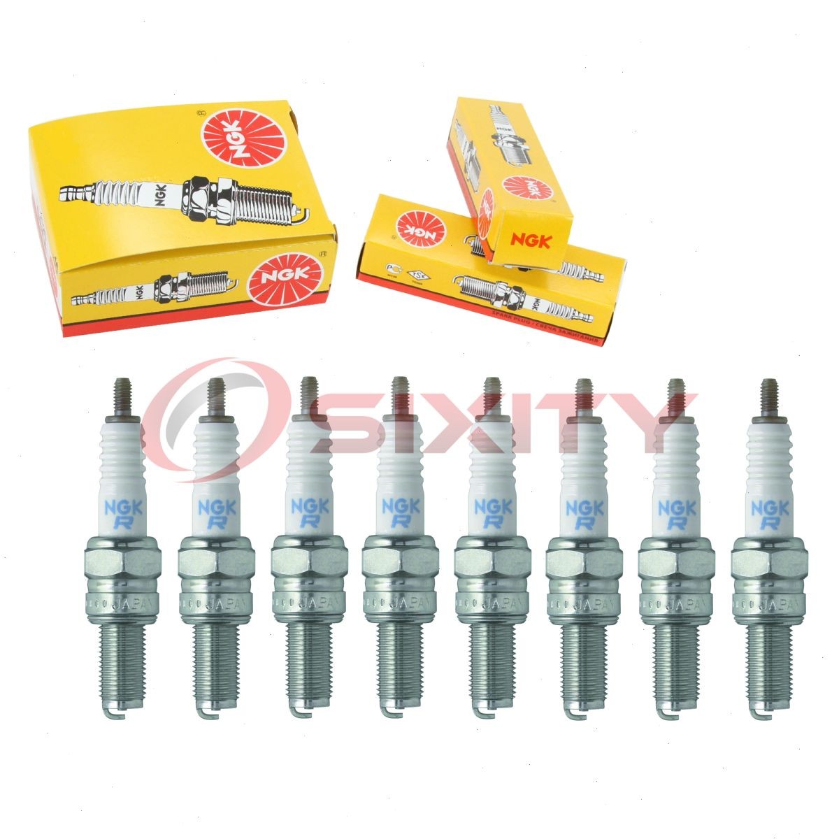 8 pc NGK 1490 CR8E BLYB Standard Spark Plugs for UR2CC UR09CC U24ESR-N RG94C yw