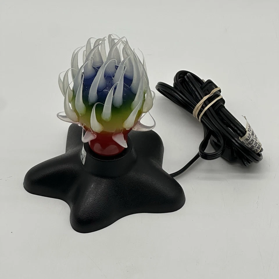 Vintage Y2K Retro Rainbow Spiky Light Bulb Silicone Spikes w/Lamp Base 2003 - Image 2 of 4