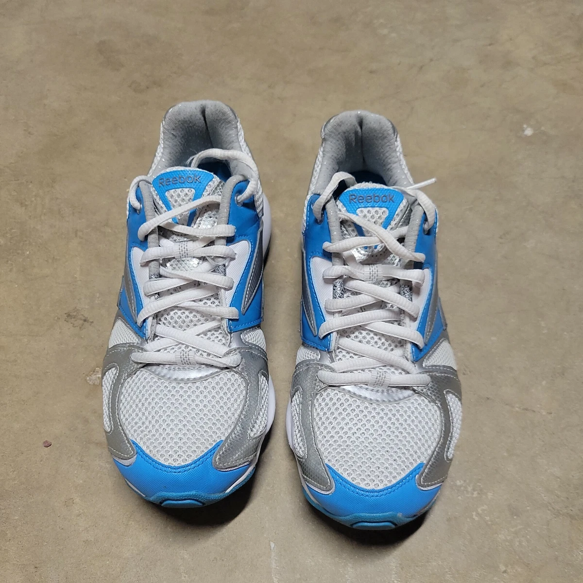 Reebok Easytone Smooth Fit Running Jogging Walking Silver Blue