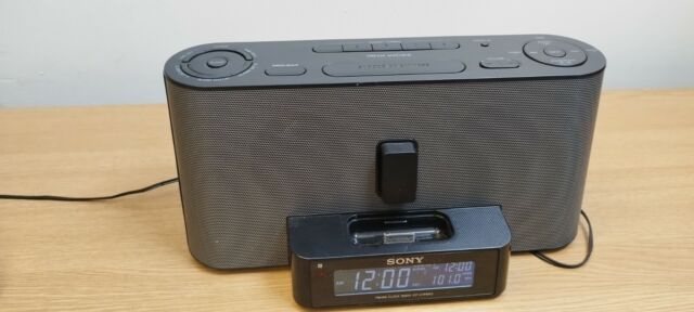 Habubu Gato de salto Increíble Sony Dream Machine Icf-c1ip Mk2 iPod Dock Clock Radio Alarm | Compra online  en eBay