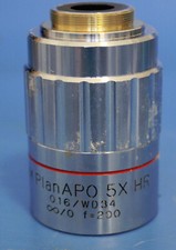 SEIWA OPTICAL M PlanAPO 5X HR CORRECT Tokyo 0.16 / WD34 Objective Lens ∞/0 f=200